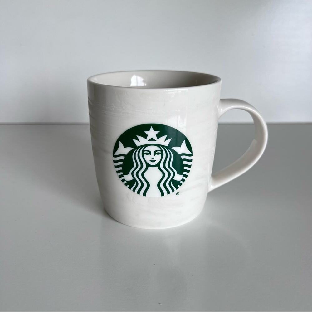 Starbucks Frosted Mermaid Siren Logo Mug‎